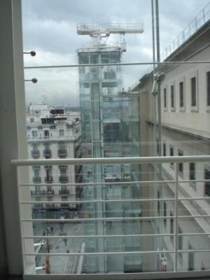 Museo Nacional Centro de Arte Reina Sofia (Blick aus dem Au&szlig;enfahrstuhl)